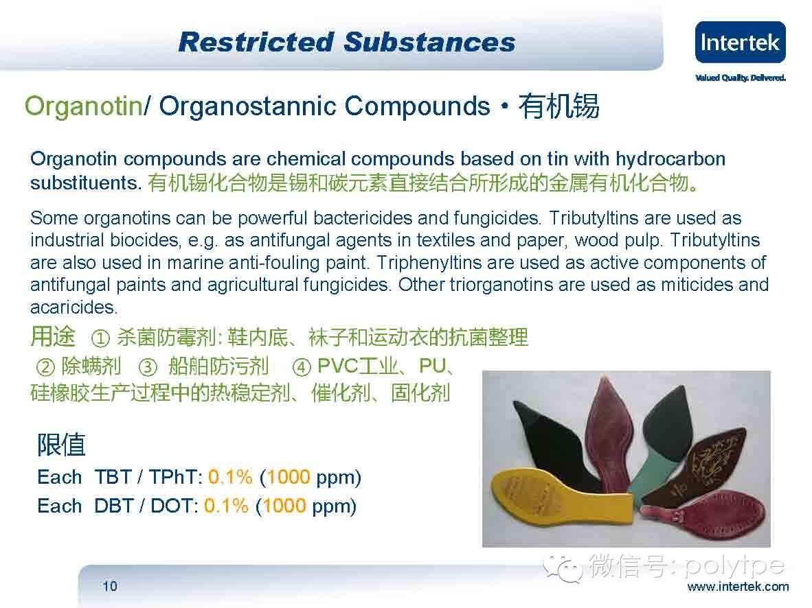 针对鞋材中常规用到的材料触碰REACH法规的解读