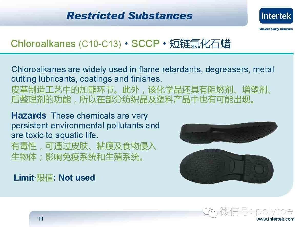 针对鞋材中常规用到的材料触碰REACH法规的解读