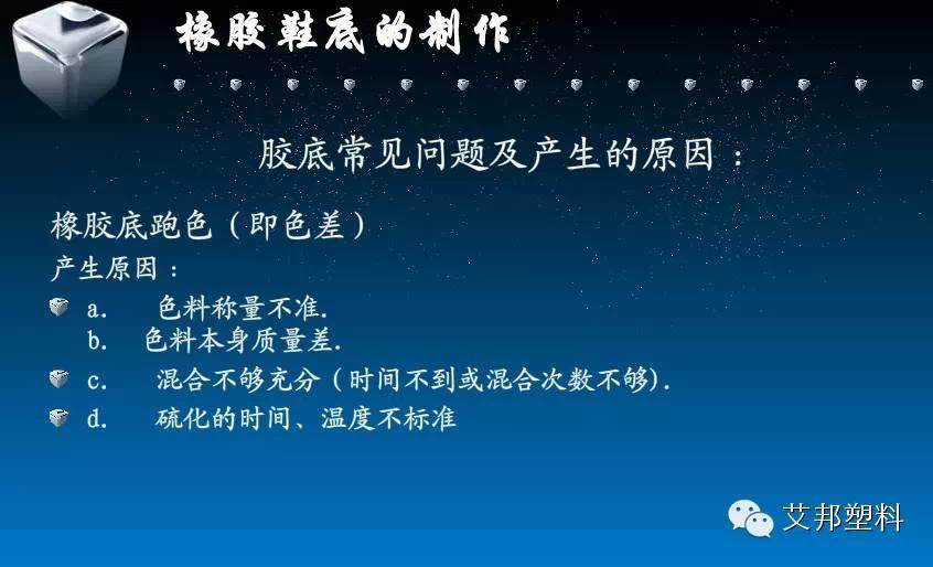 橡胶鞋底的制作以及常见问题解决办法