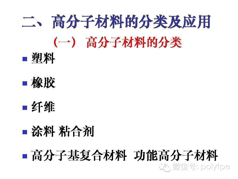 常见的塑料英文以及缩写（高分子产业链必收藏）