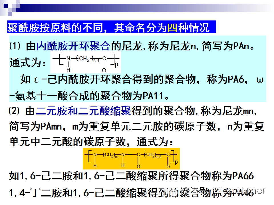 從尼龍的結構到性能