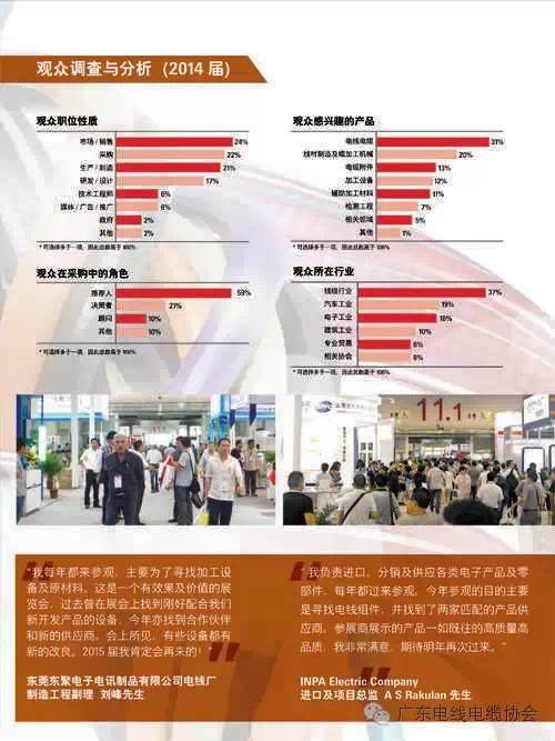 国际电线电缆展览会将于2015年6月9~12日广州举行，诚邀电缆材料专家做分享！