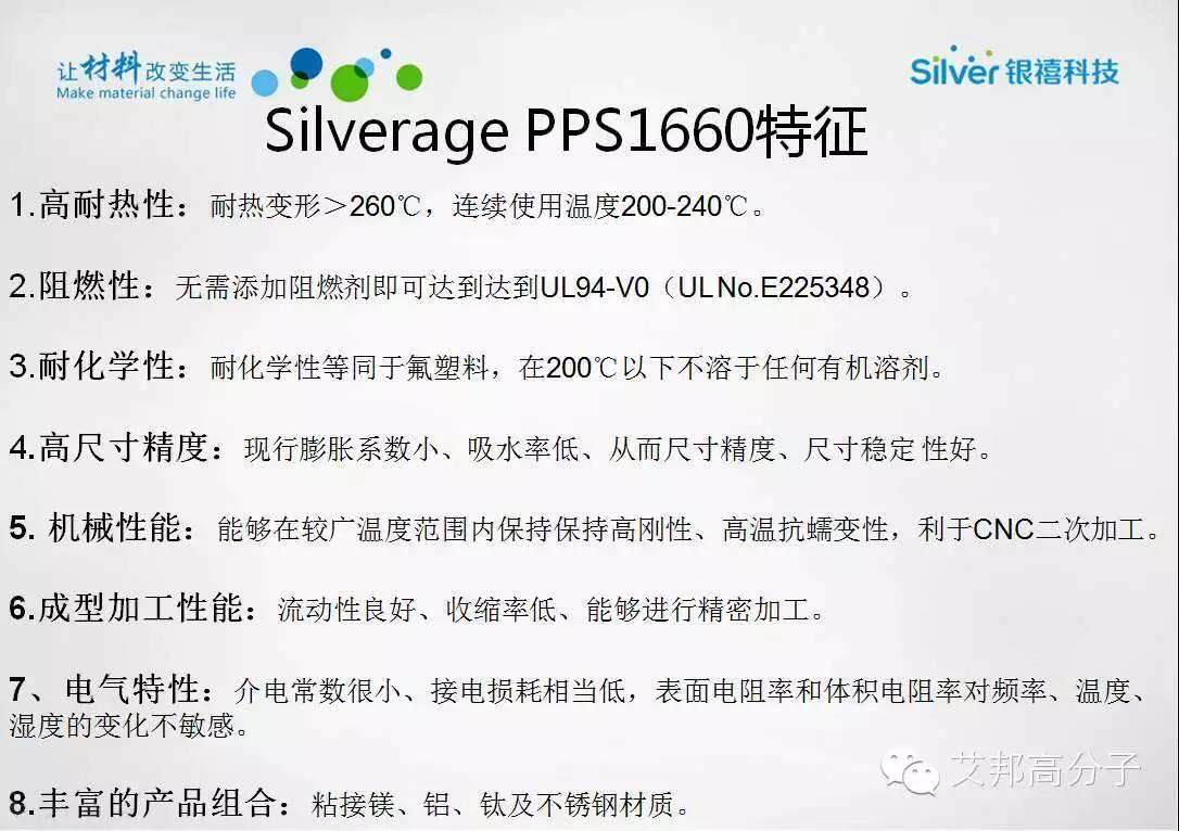 银禧科技纳米注塑材料PPS大解析