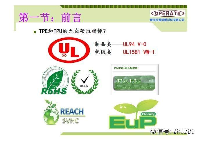 無鹵阻燃TPE和TPU配方解析（37張ppt）