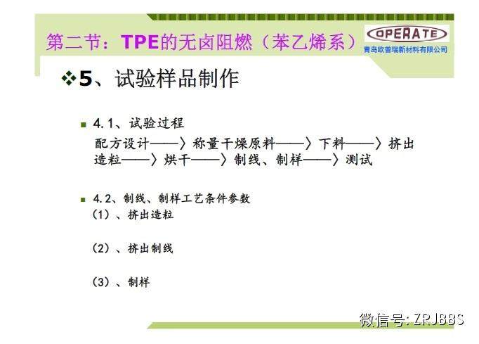 無鹵阻燃TPE和TPU配方解析（37張ppt）