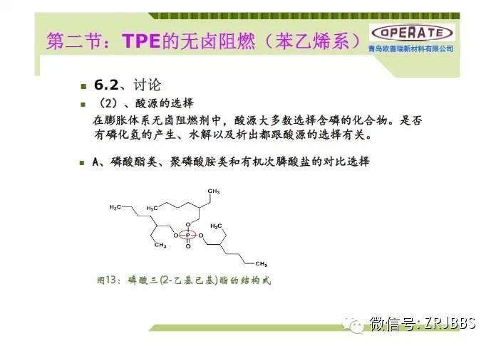 無鹵阻燃TPE和TPU配方解析（37張ppt）
