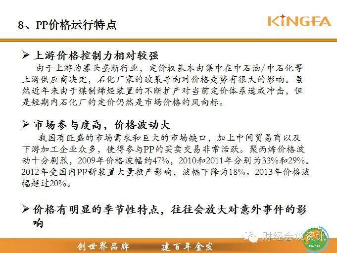 金发科技高层解读PP产业链，非常棒的资料