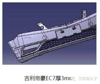 吉利汽车保险杠“薄壁”结构设计实战案例