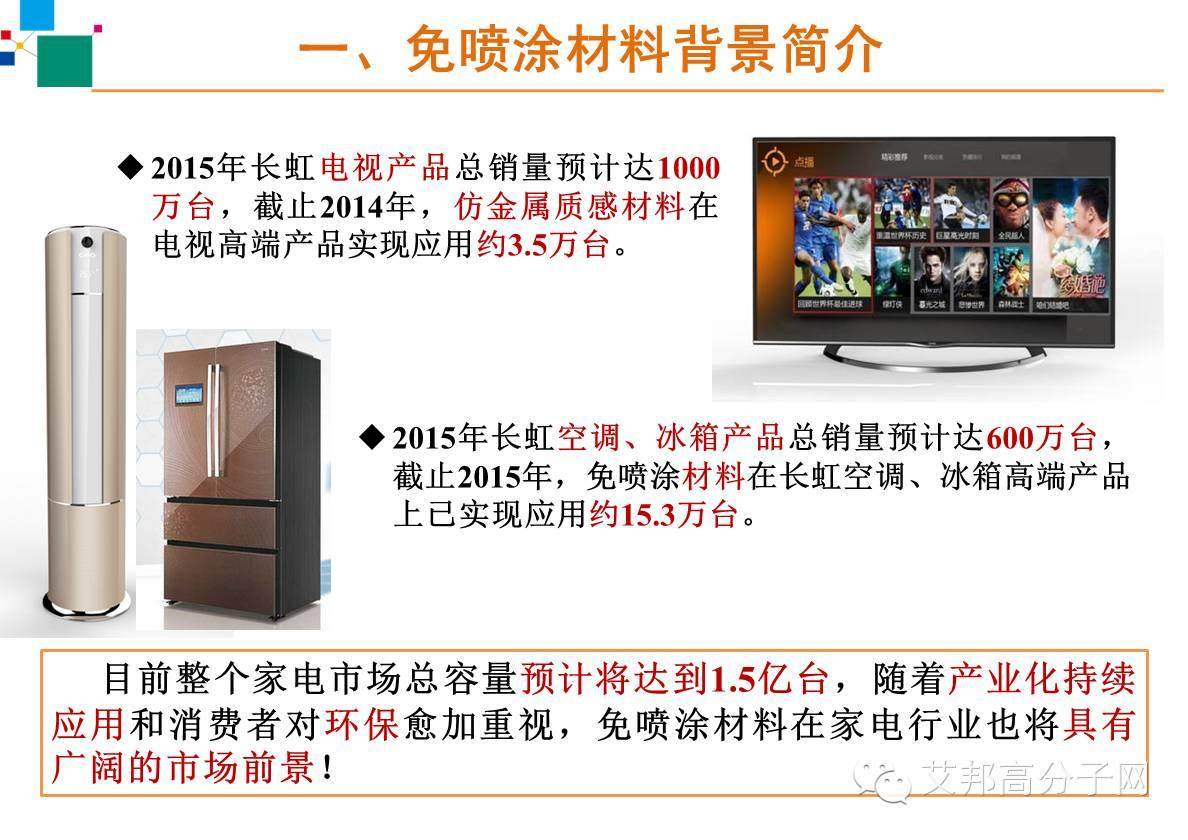 【案例】免喷涂材料在家电上怎么应用？主要有什么工艺？