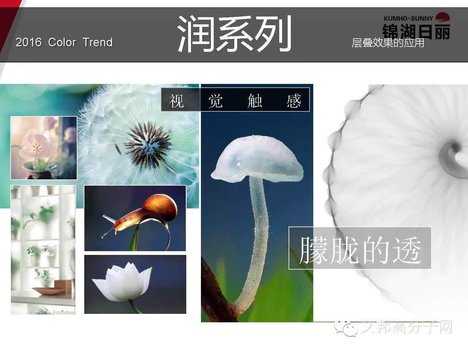 錦湖日麗：免噴涂材料的優(yōu)點(diǎn)及2016年CMF最新趨勢(shì)！