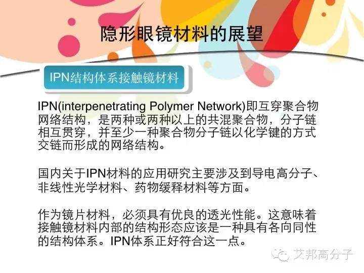 [科普]隱形眼鏡都有哪些高分子材料？
