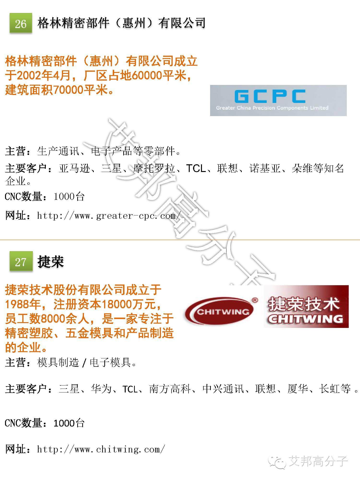 《2016國內手機外殼制造50強（下集）》出爐！（附新增企業）
