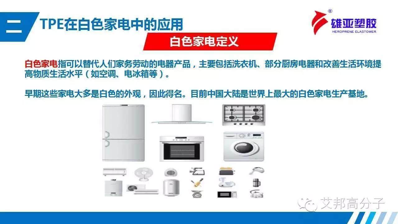 TPE在白色家電中如何應用？（經典·收藏）