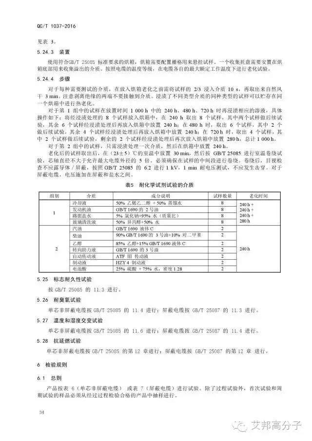 【关注】工信部发布国内首个新能源汽车高压线标准，9月1日正式实施！