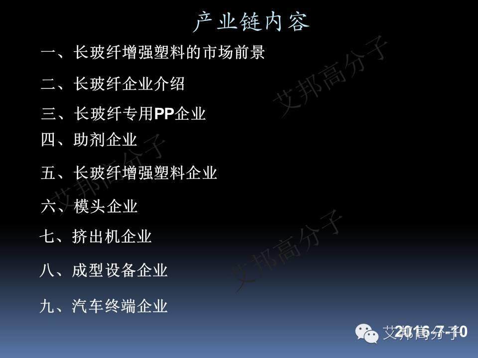 【精华·收藏】长玻纤增强塑料产业链报告（PPT)