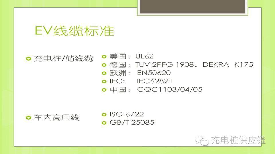 充電樁線纜有何標準要求，充電電纜材料如何選擇？