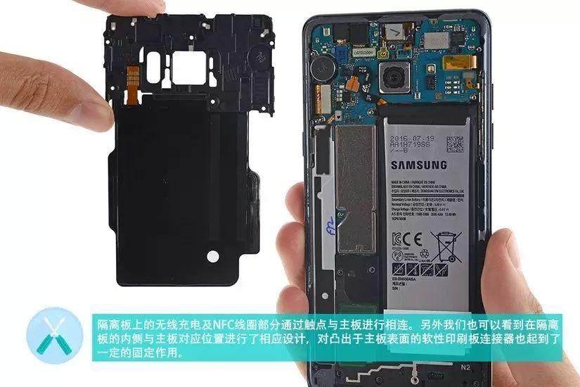 【多圖】雙曲面屏、IP68防水、無線充電，三星Note7拆了給您看！