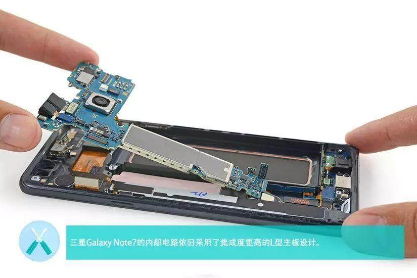 【多圖】雙曲面屏、IP68防水、無線充電，三星Note7拆了給您看！