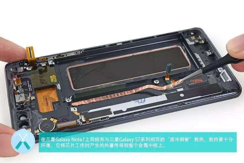 【多圖】雙曲面屏、IP68防水、無線充電，三星Note7拆了給您看！