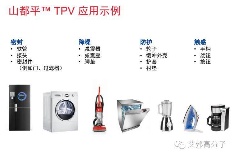 埃克森美孚TPV是如何应用于家电领域？
