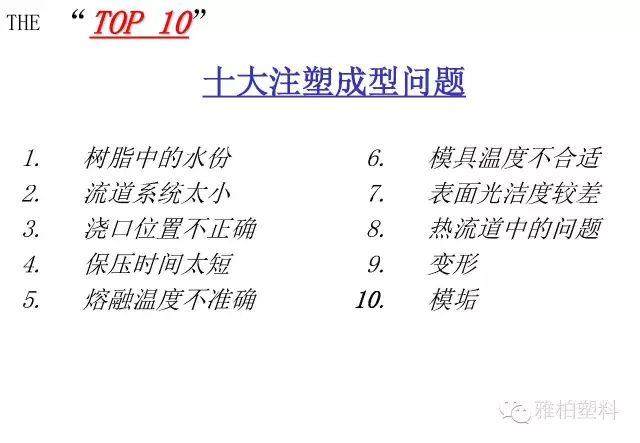 搞定10大注塑缺陷，摸透這篇文章就夠了！