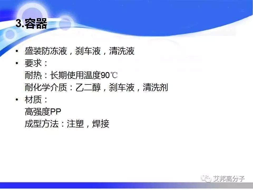 汽车塑料零部件材料的选择与应用，看完这篇就够了！