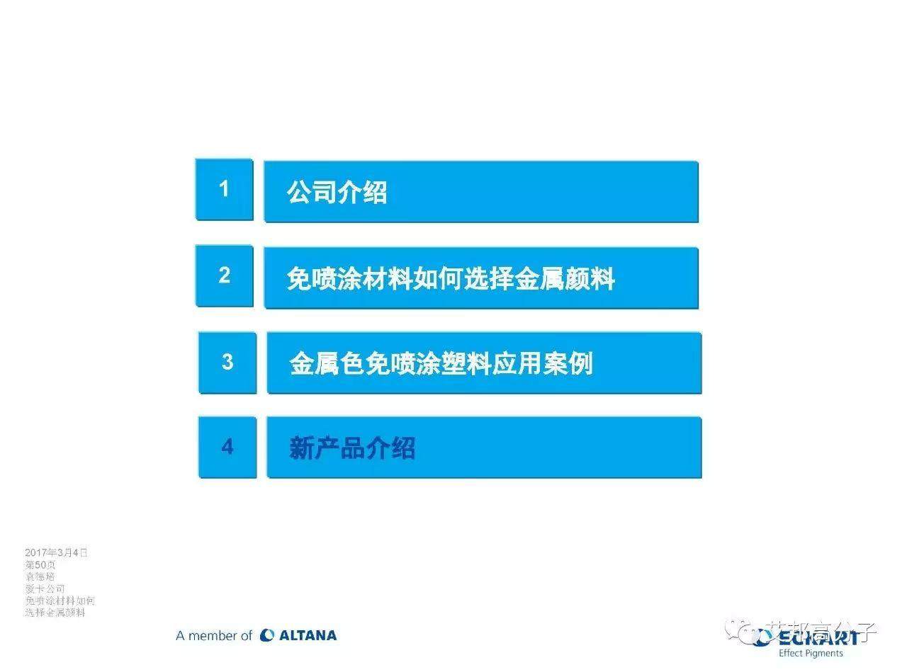 免噴涂材料該如何選擇金屬顏料（視頻）