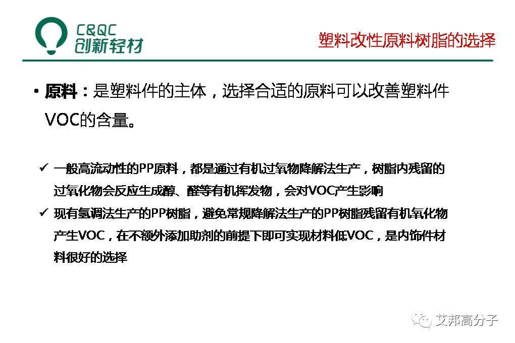 改性汽車塑料必讀：液態助劑母粒制備、低VOCs助劑選擇及工藝（視頻）