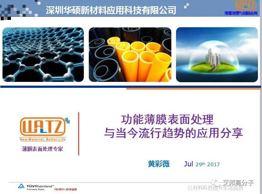 功能薄膜表面處理與當(dāng)今流行趨勢(shì)的應(yīng)用分享