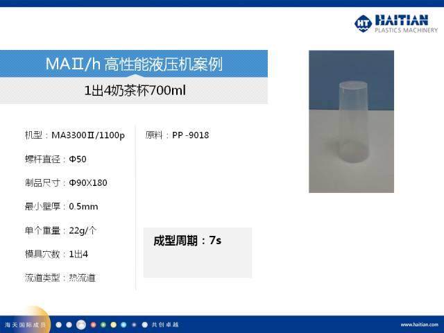 【應用】MAII/h高性能注塑機之奶茶杯應用 【應用】MAII/h高性能注塑機之奶茶杯應用