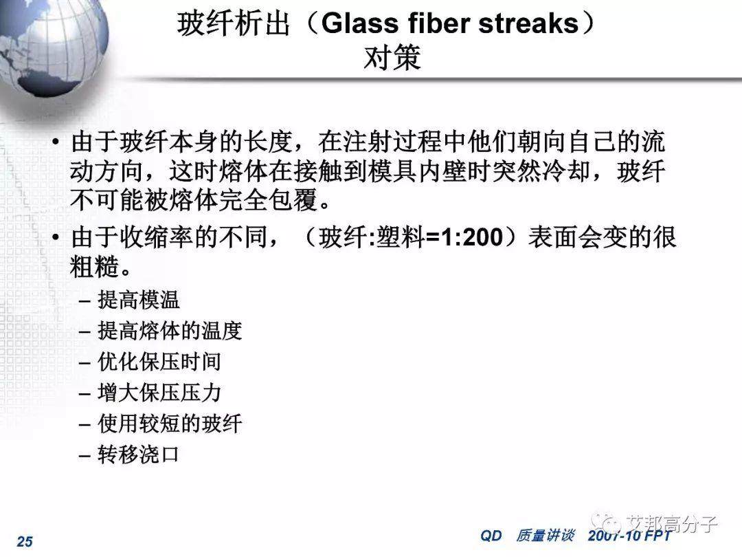 汽車零部件注塑成型常見缺陷的分析和對策