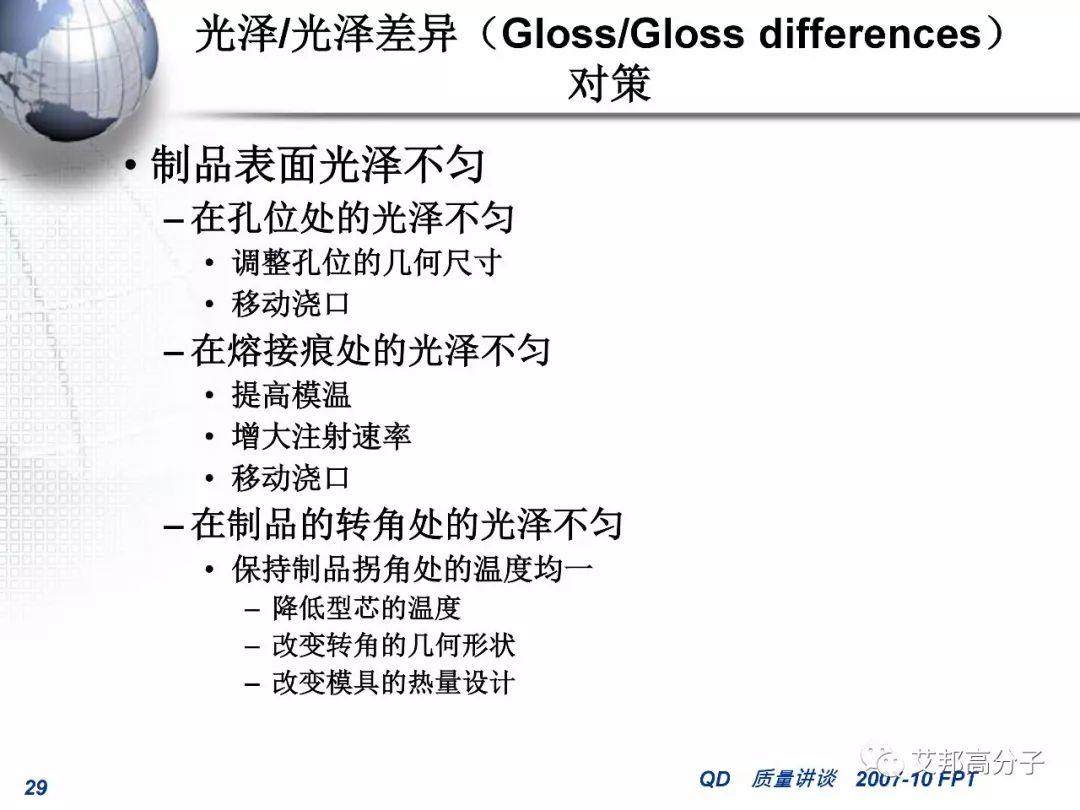 汽車零部件注塑成型常見缺陷的分析和對策