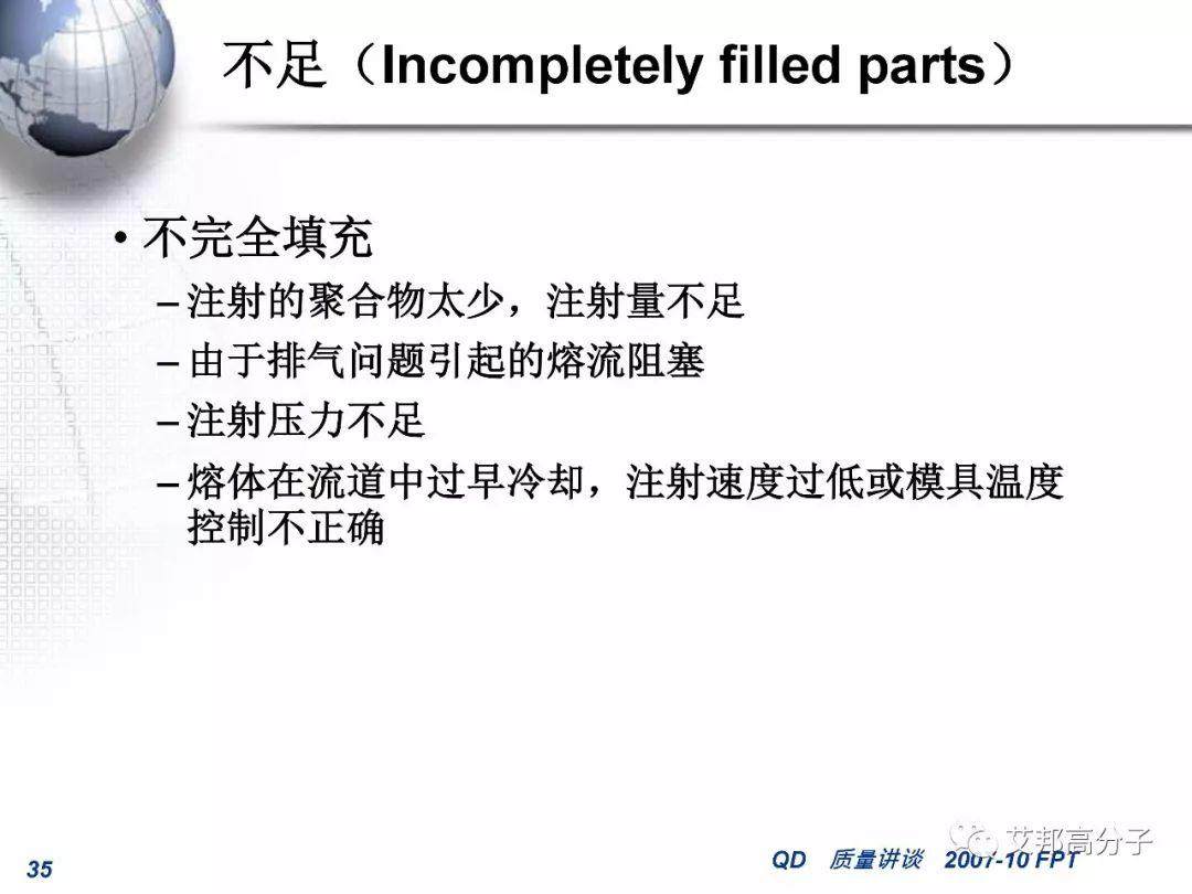 汽車零部件注塑成型常見缺陷的分析和對策