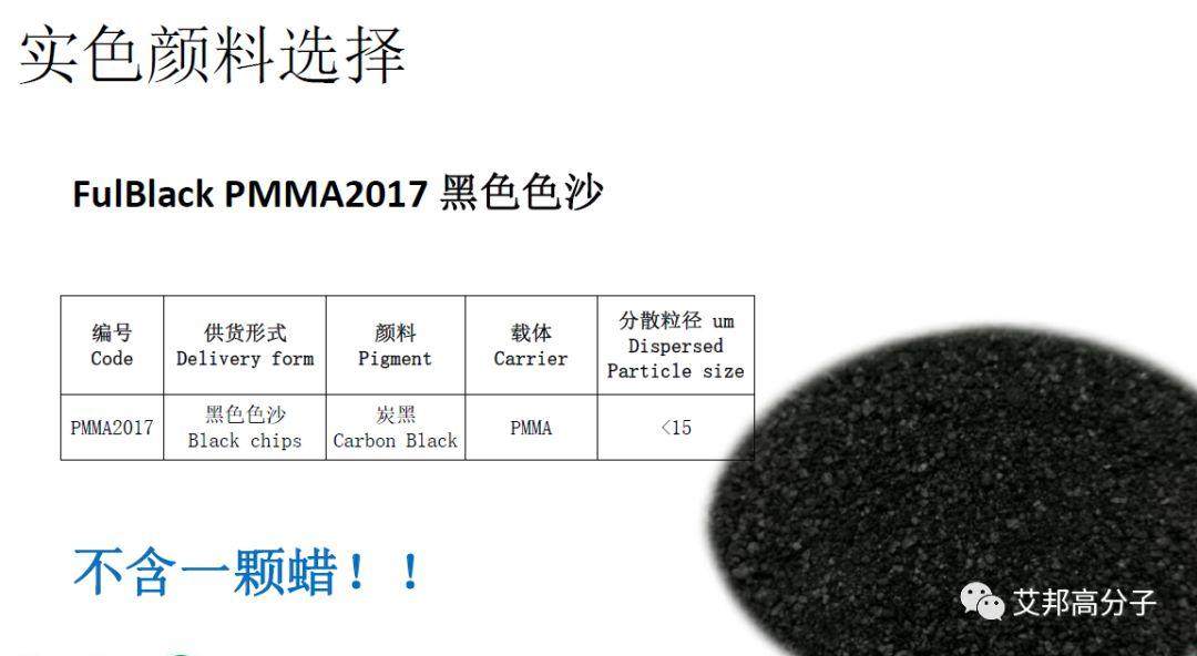 高溫尼龍用金屬顏料和彩色顏料的選擇及配色方案
