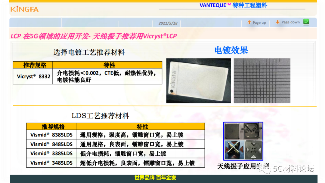 金发科技5G通信高性能材料方案