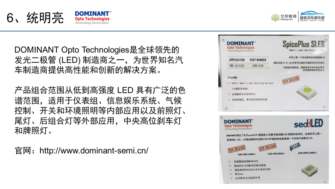 2021年车用LED供应商名录20强