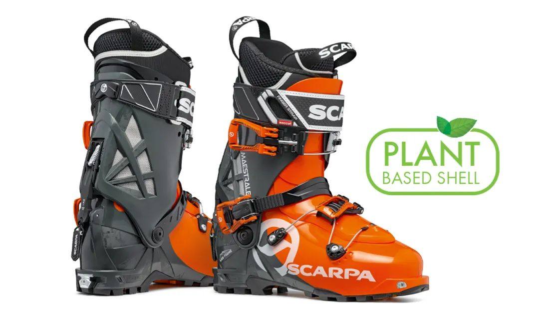 SCARPA的滑雪靴采用生物基尼龙弹性体