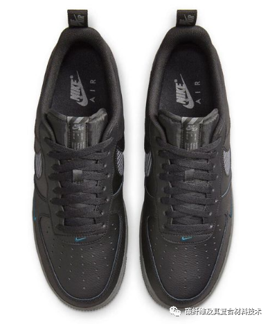 Nike Air Force 1 推出40周年纪念款运动鞋，外饰采用了碳纤维编织物