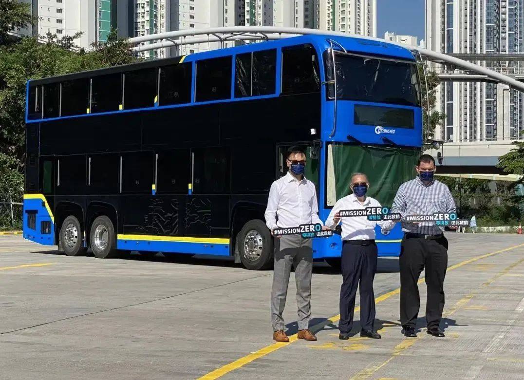 燃料电池制造商巴拉德为香港首辆氢燃料电池双层巴士提供动力