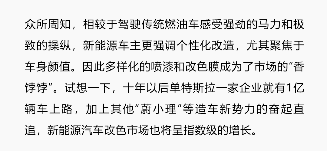 特斯拉10年造1亿台车！NKD真漆膜助力解锁“新”财富密码！