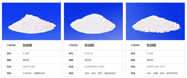 25家钛白粉生产企业盘点