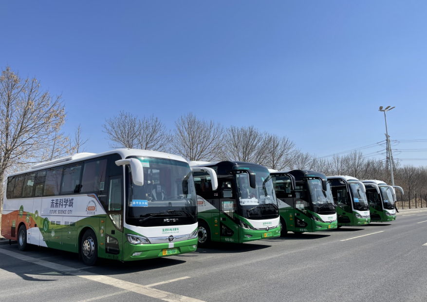 未来科学城集团新购福田欧辉氢燃料电池客车，即将投运