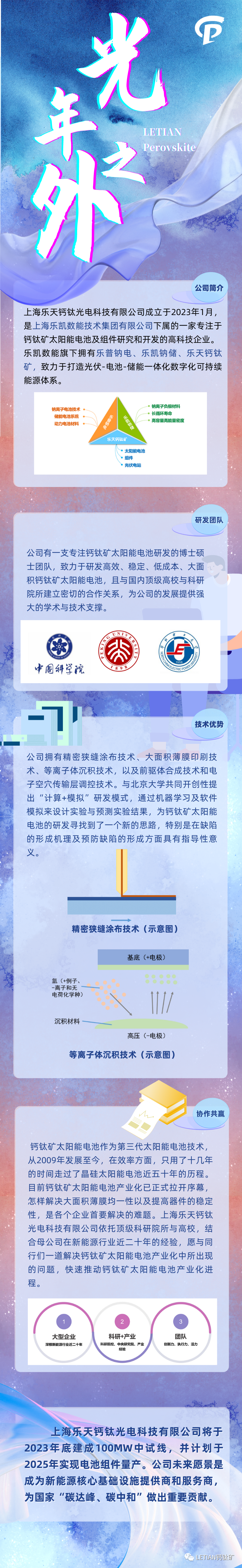 刚成立两个月！计划年底建成100MW钙钛矿电池中试线