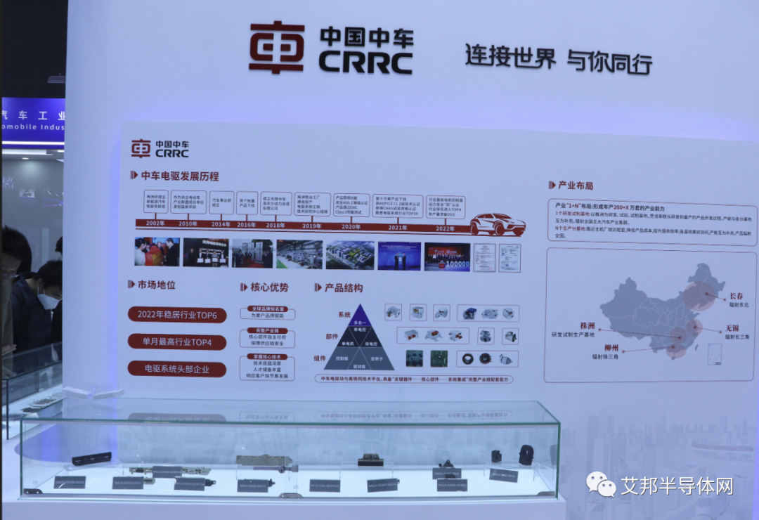 上海车展精彩回顾：中国中车IGBT晶圆、模块、电驱总成