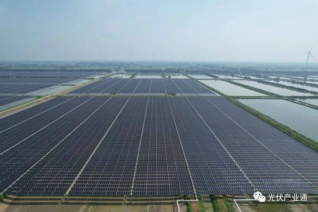 渔光发展新里程！通威天门沉湖500MW“渔光一体”并网