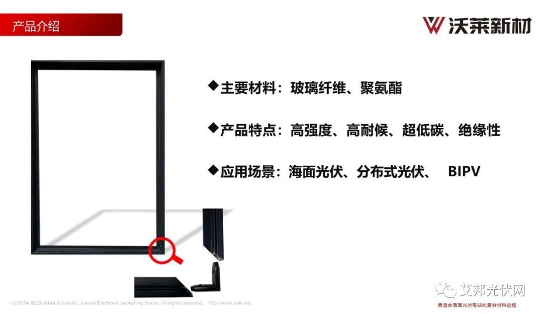 沃莱新材：更适合海面光伏电站的复合材料边框