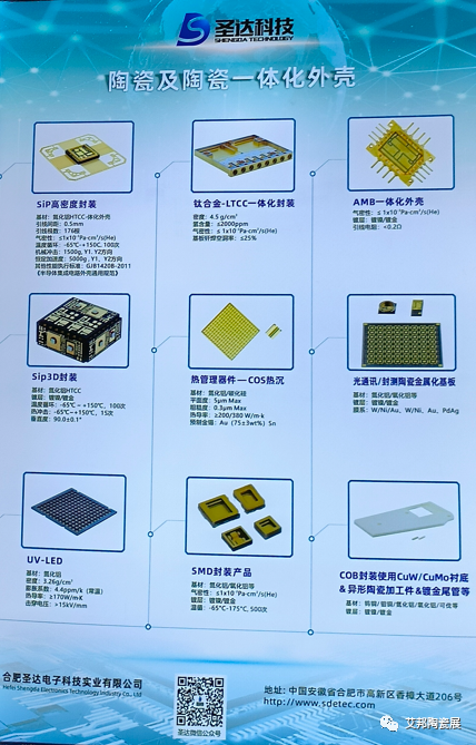 光博会上的国产陶瓷外壳企业，中瓷|五十五所|三环|中航天成|瓷金|圣达|艾森达|武汉凡谷等企业齐亮相