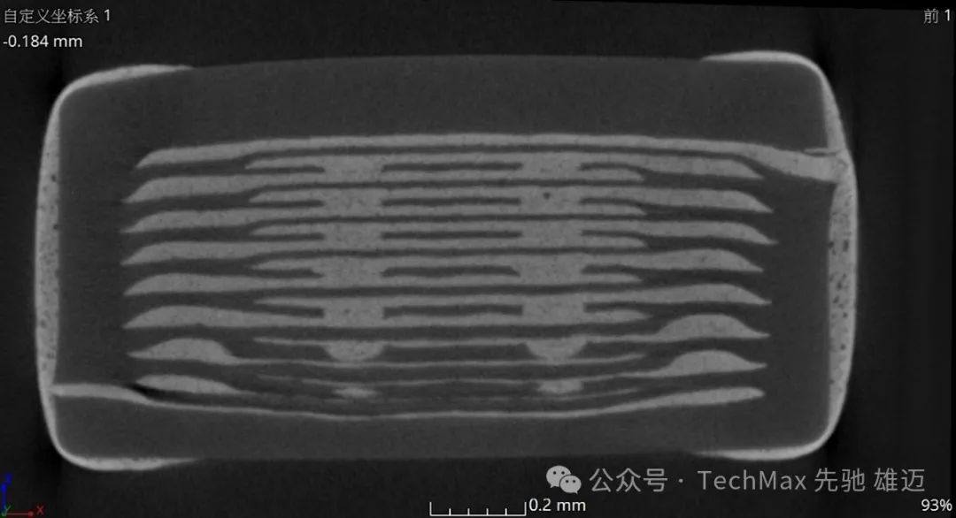 3D X-ray CT检验积层陶瓷电容(MLCC)