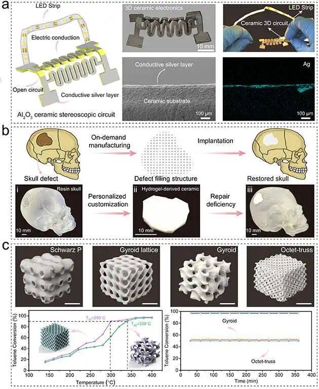 兰州化物所采用3D打印柔性水凝胶前驱体制备复杂结构陶瓷研究获新进展