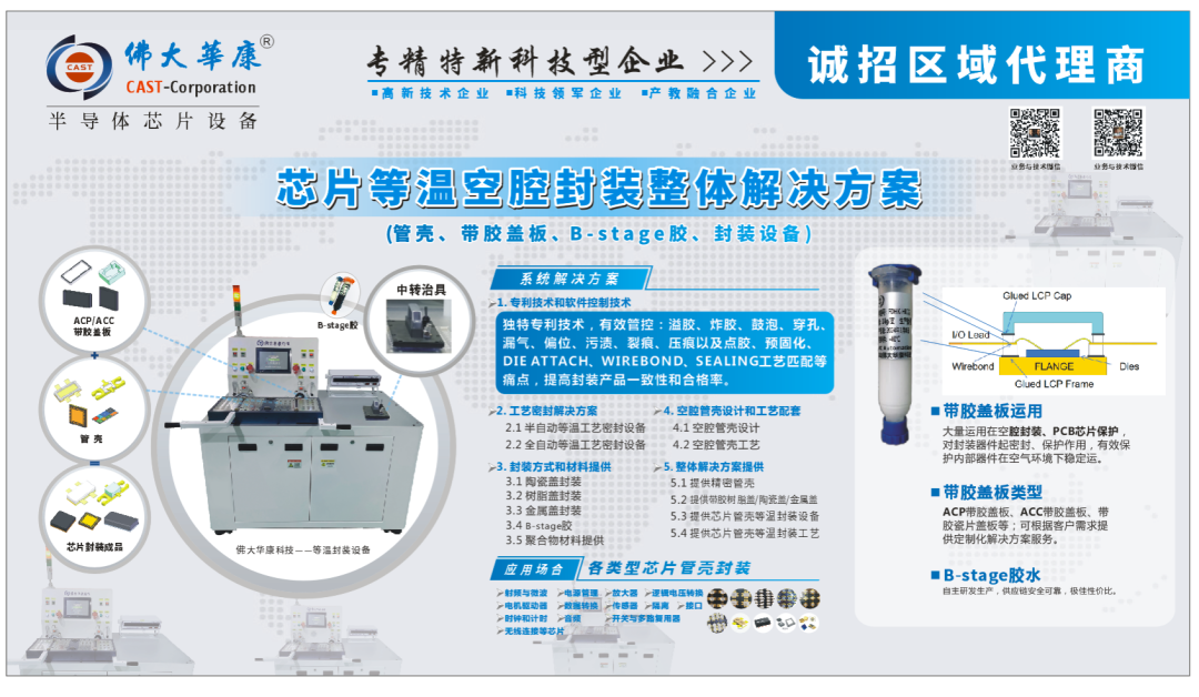 【佛大华康科技】芯片等温空腔封装领航者，加速上市，提质增效！